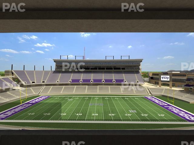 Seating view for Amon G Carter Stadium Section Champions Suite 9