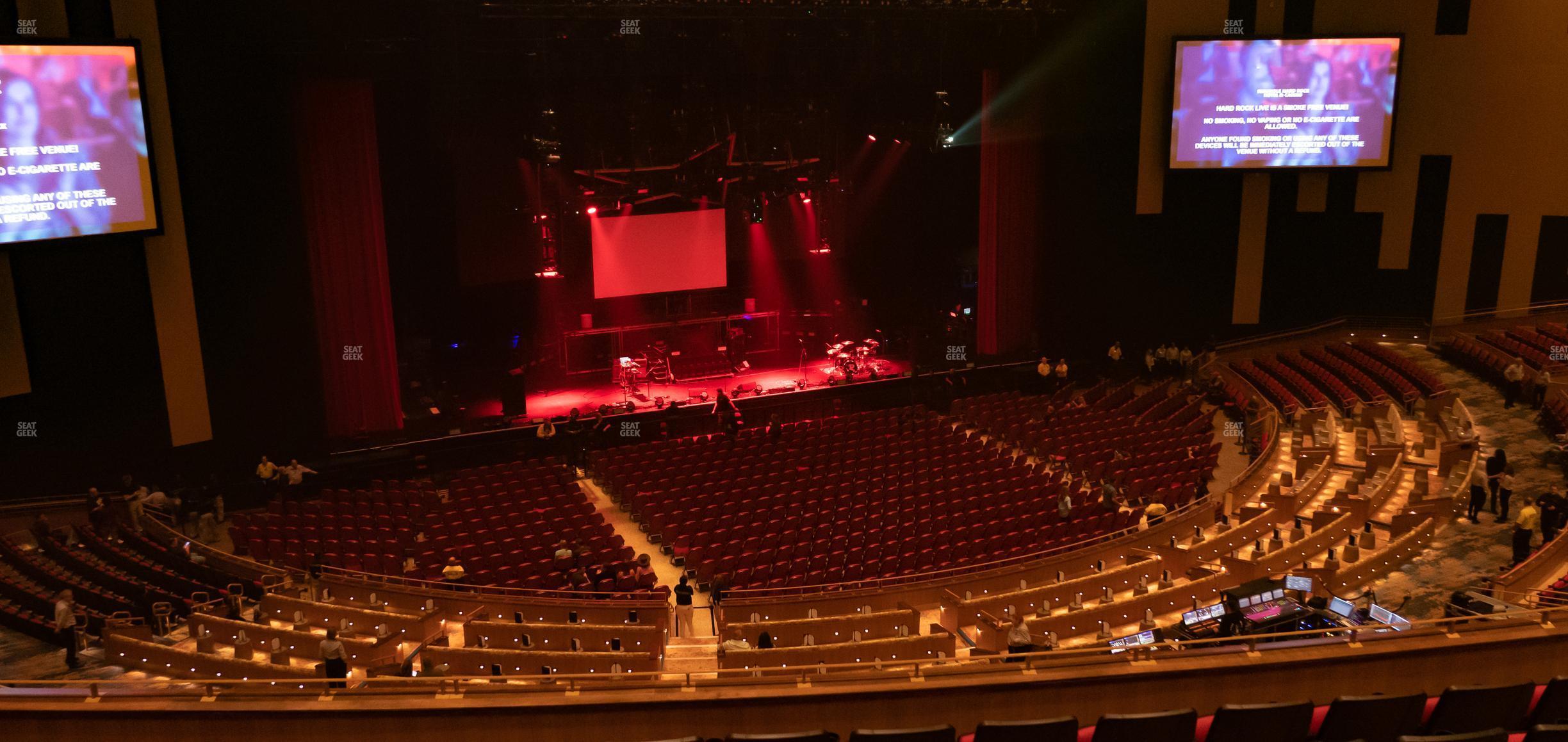 Seating view for Hard Rock Live - Hollywood Section 205