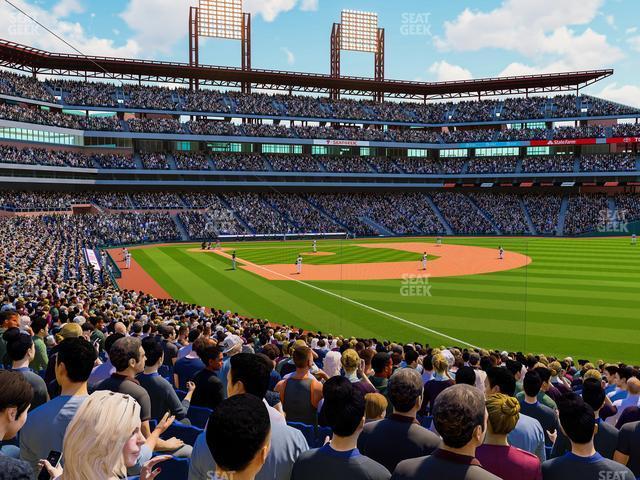 Seating view for Citizens Bank Park Section 109