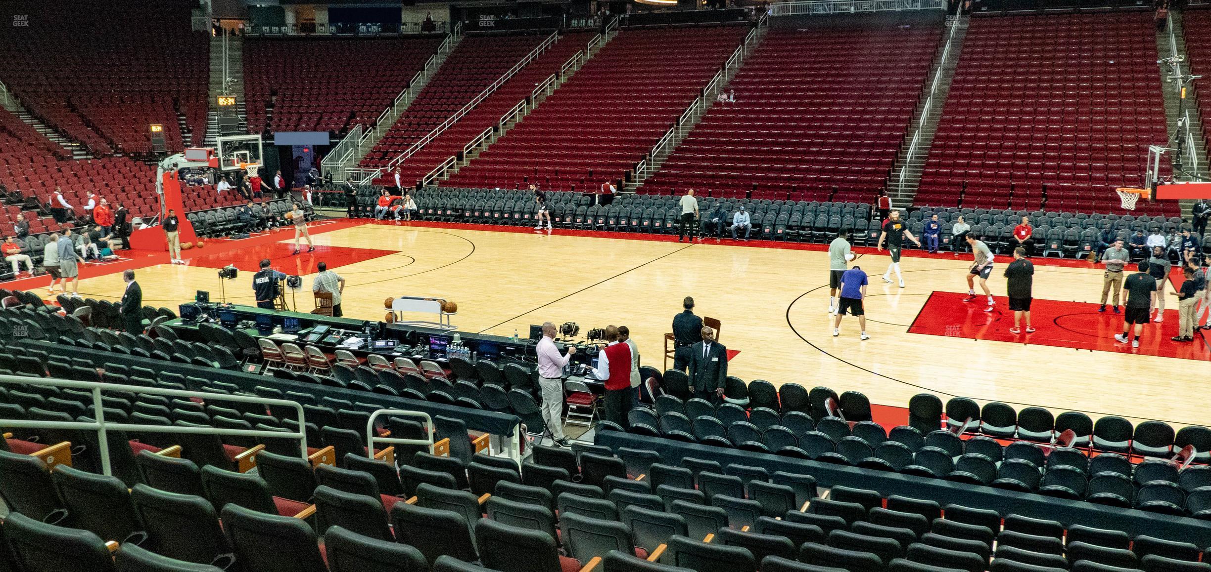 Seating view for Toyota Center Section C 119