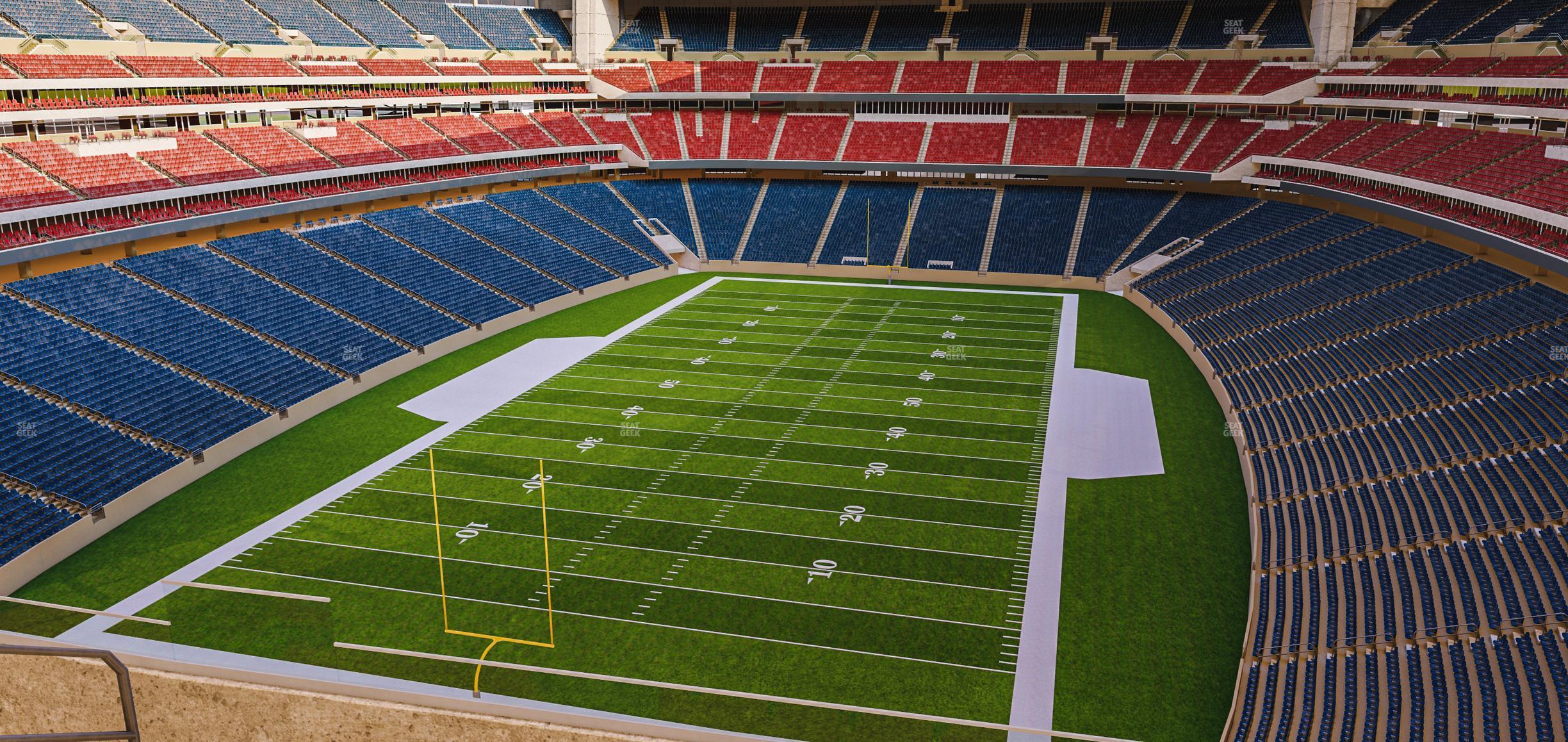 Seating view for NRG Stadium Section 545