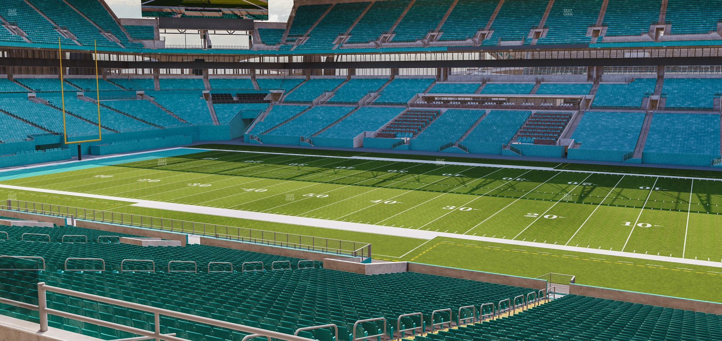 Seating view for Hard Rock Stadium Section 215