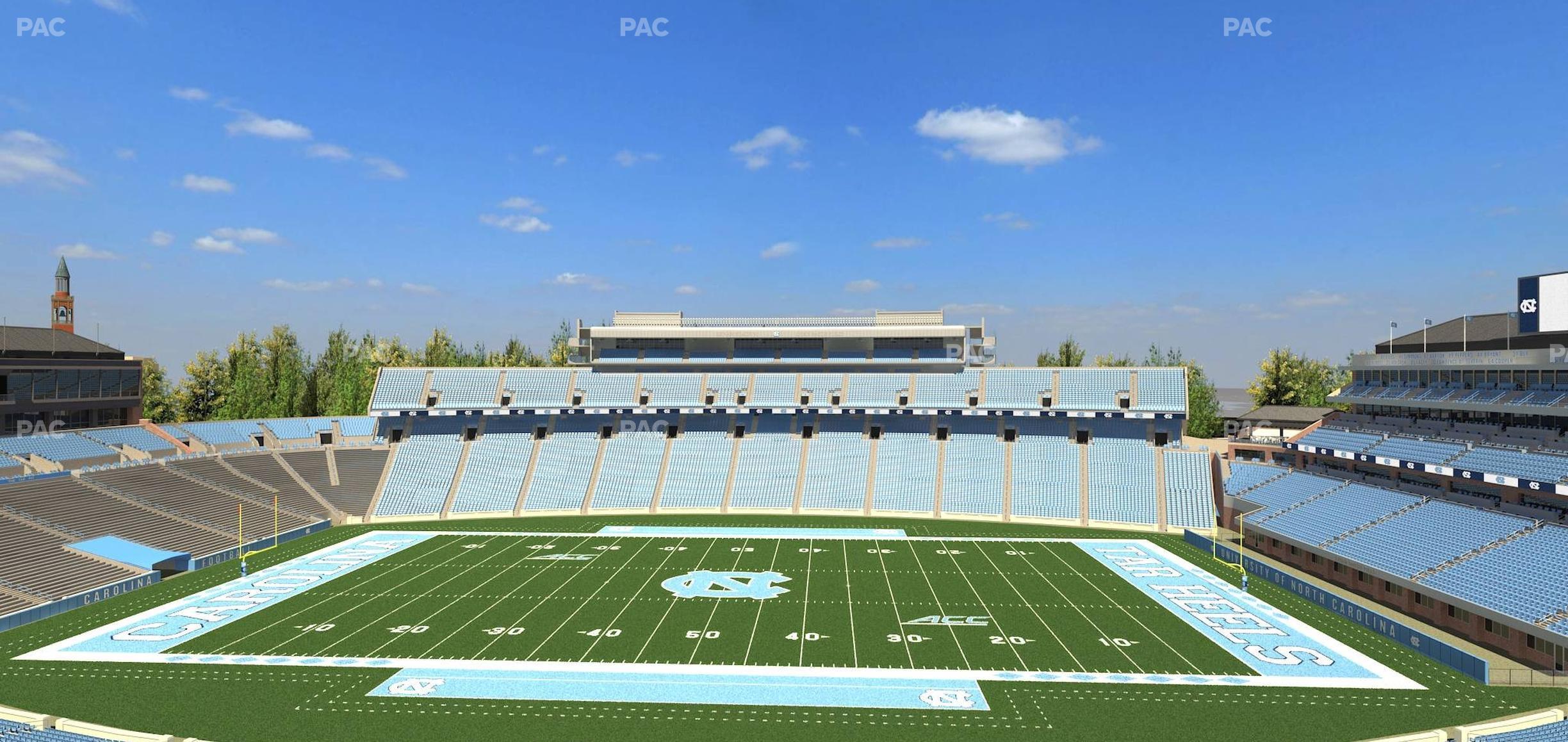 Seating view for Kenan Memorial Stadium Section 226