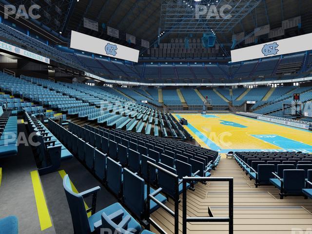 Seating view for Dean Smith Center Section 132