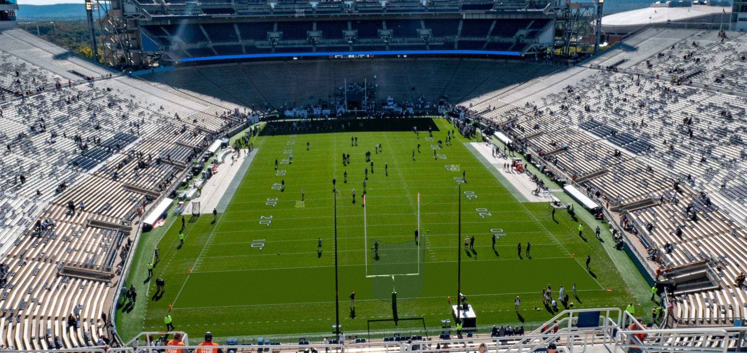 Seating view for Beaver Stadium Section North G Upper