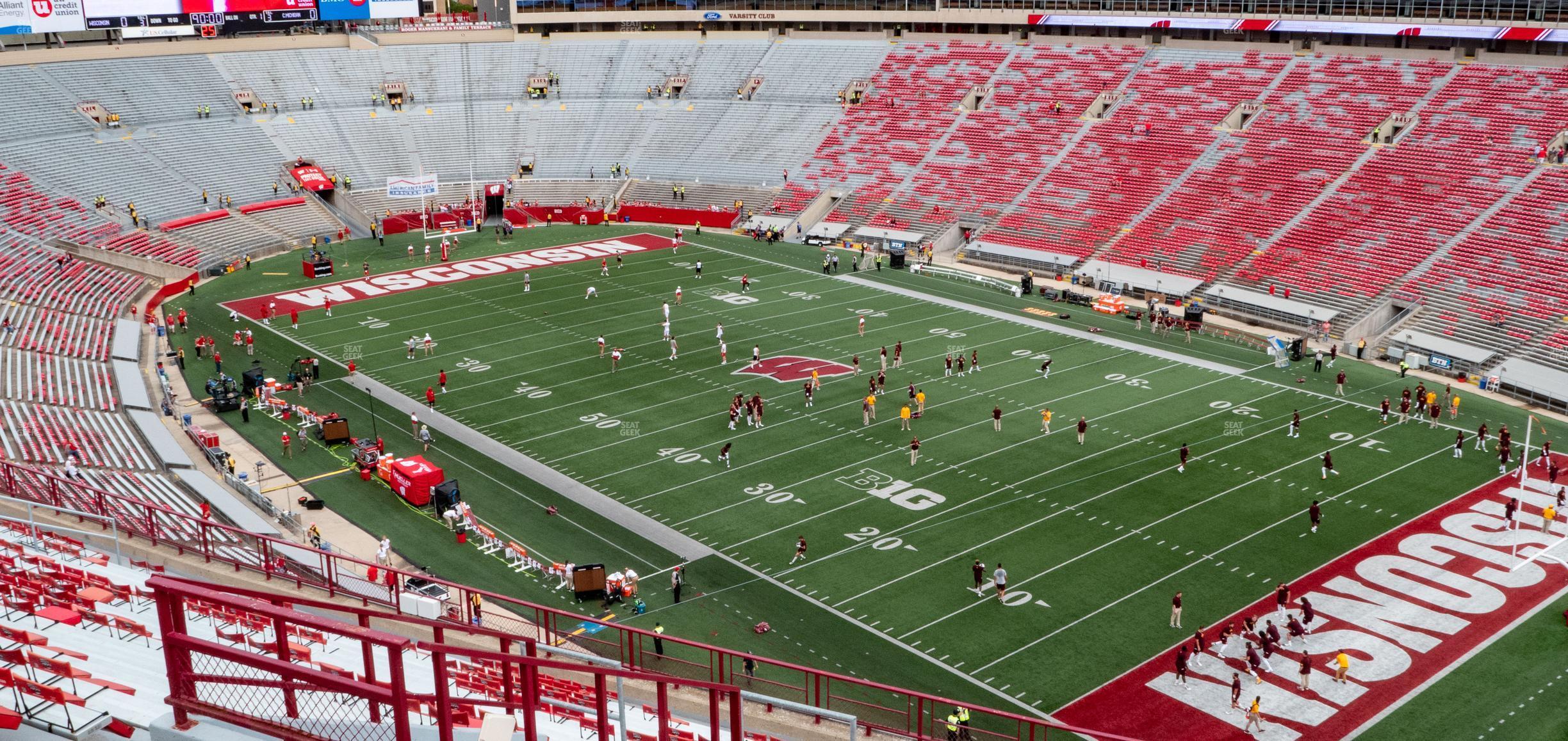 Seating view for Camp Randall Stadium Section Aa