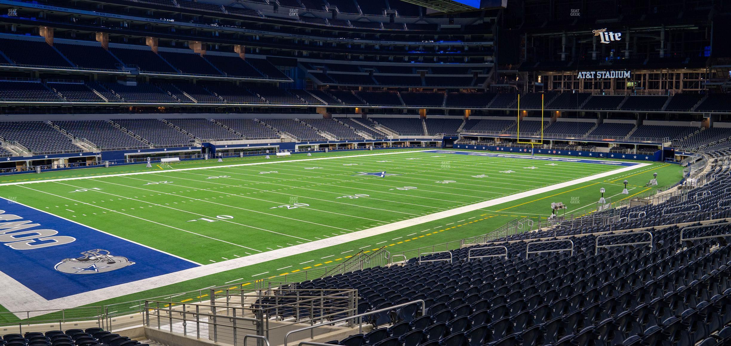 Seating view for AT&T Stadium Section Hall Of Fame Suite 210