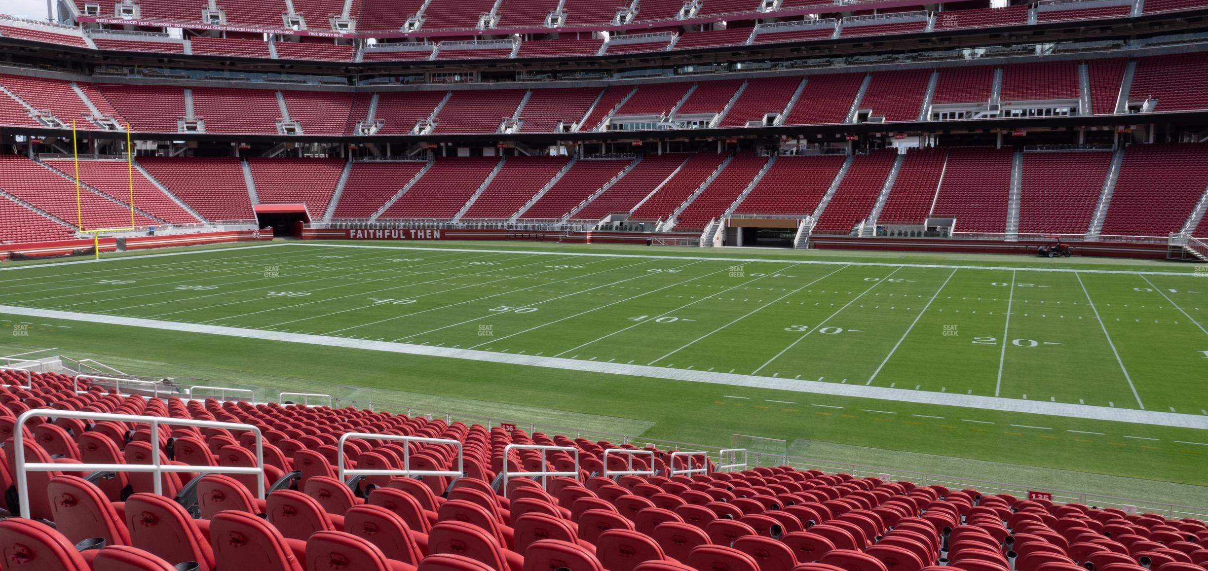 Seating view for Levi's Stadium Section C 135