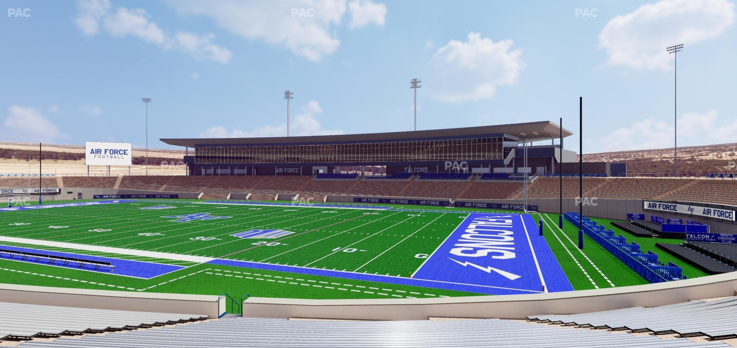 Seating view for Falcon Stadium Section L 5