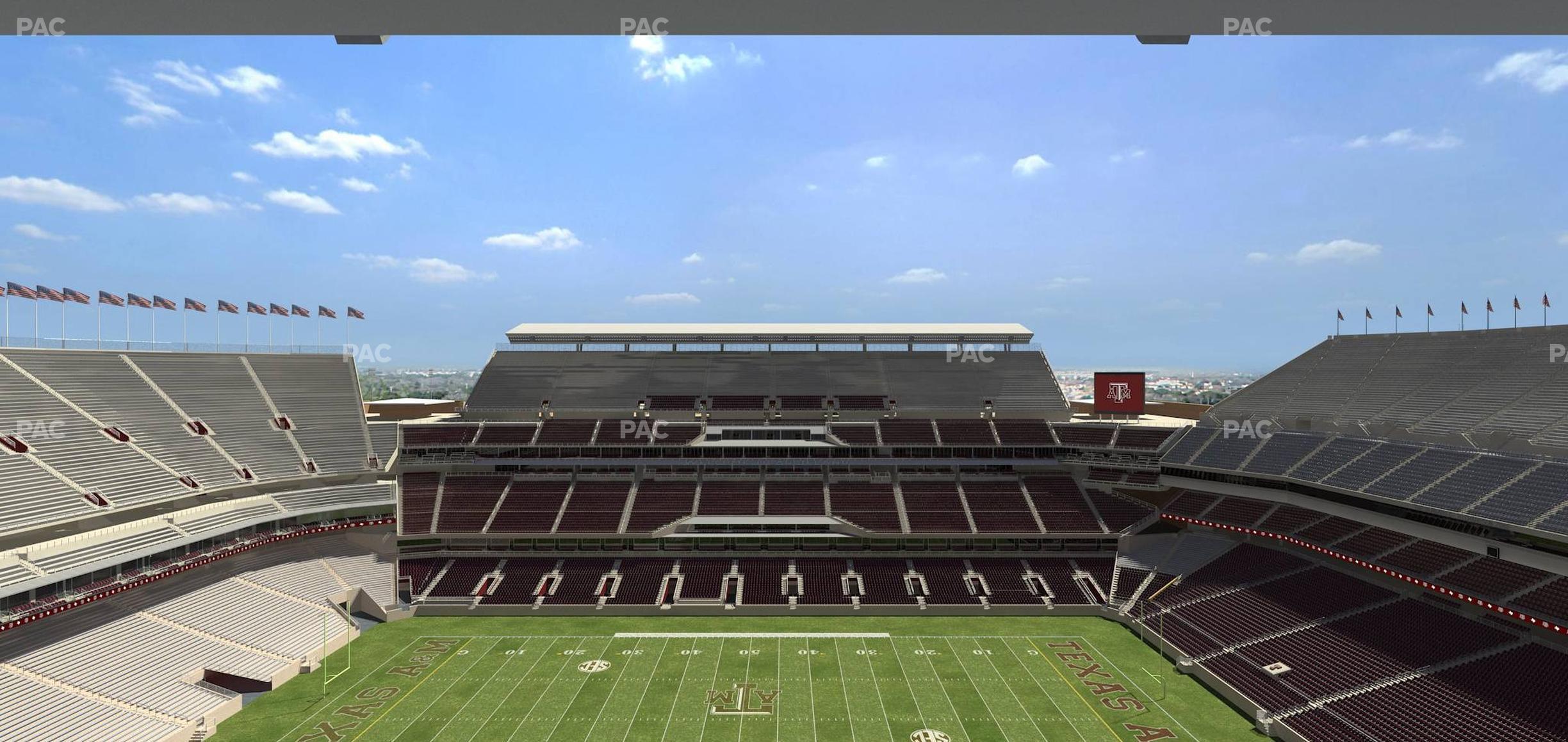 Seating view for Kyle Field Section 334