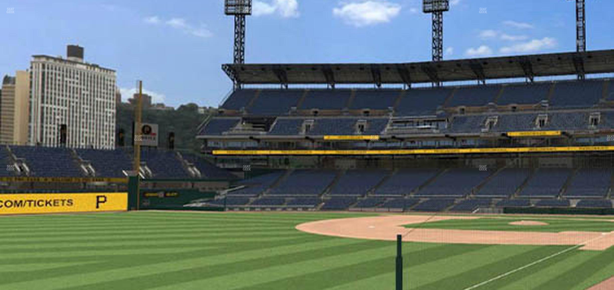 Seating view for PNC Park Section 131