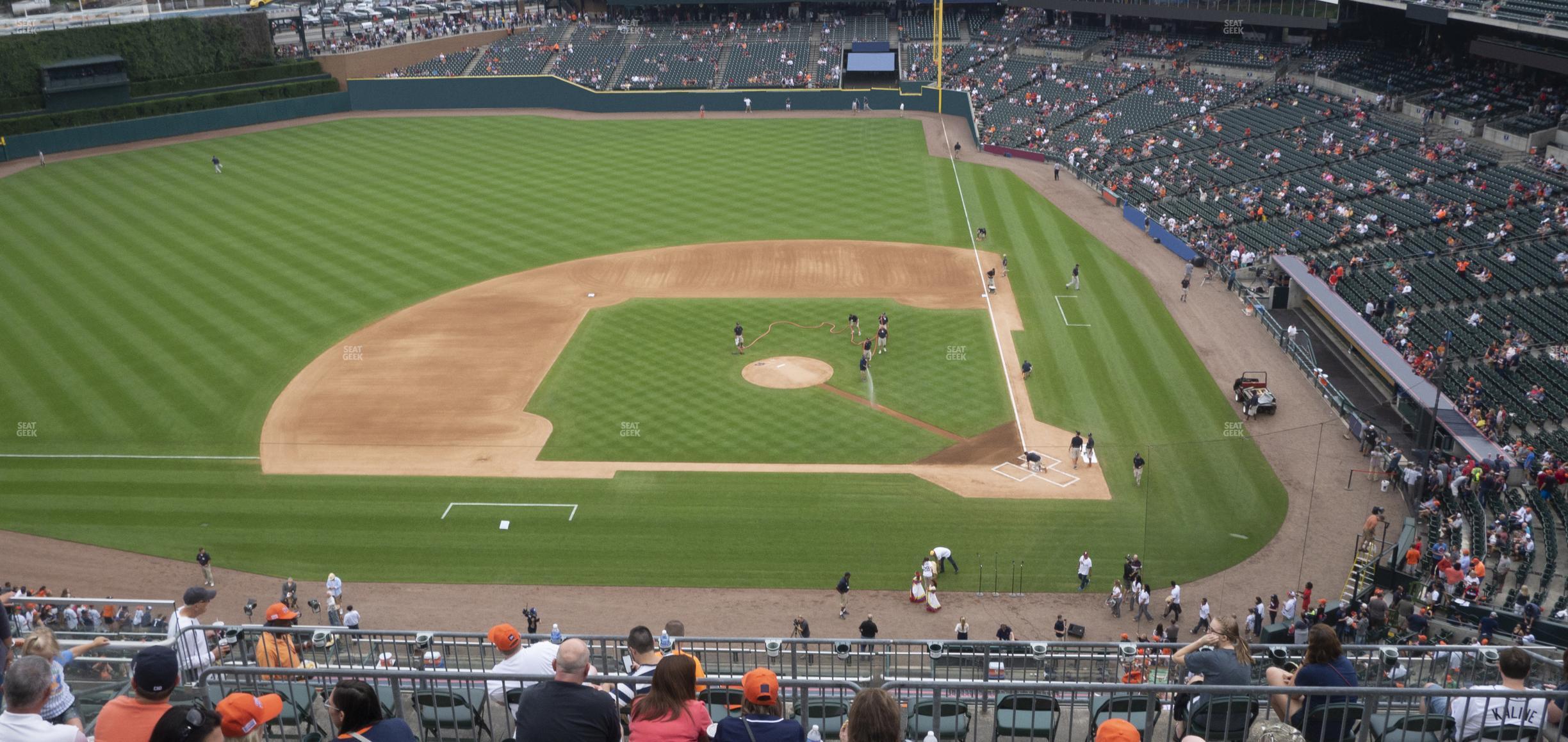 Seating view for Comerica Park Section 332