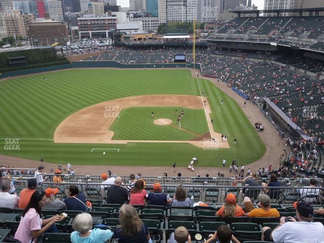 Seating view for Comerica Park Section 332