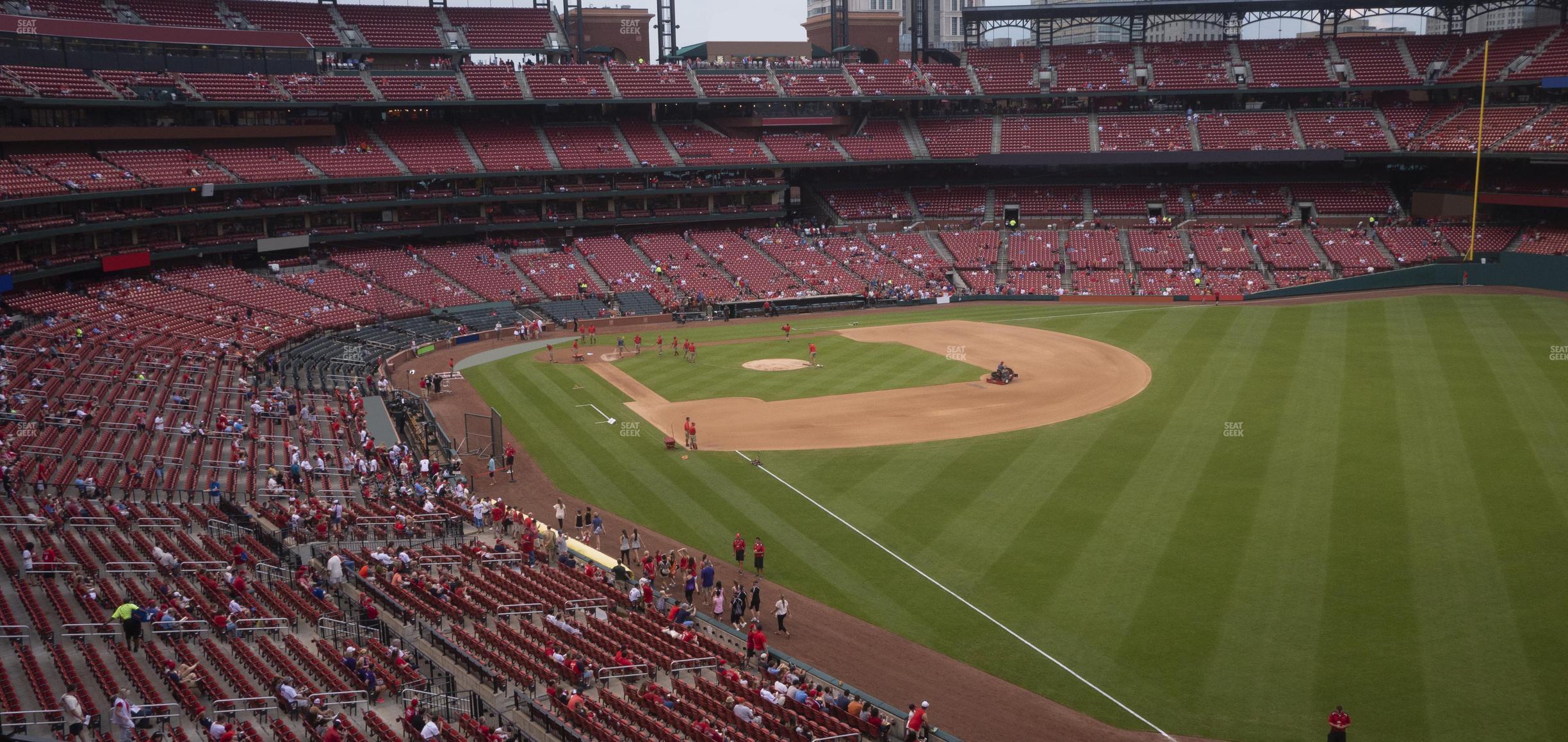 Seating view for Busch Stadium Section Right Field Loge 232