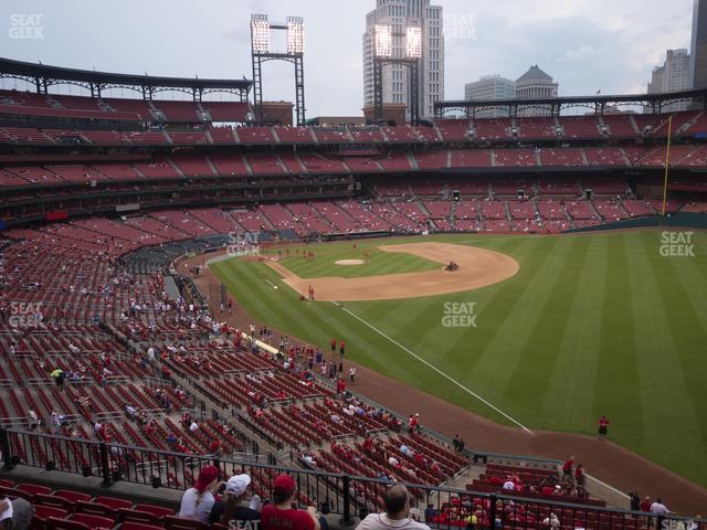 Seating view for Busch Stadium Section Right Field Loge 232