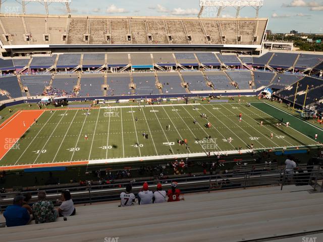 Seating view for Camping World Stadium Section 235