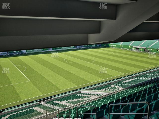 Seating view for Providence Park Section Tanner Ridge 1