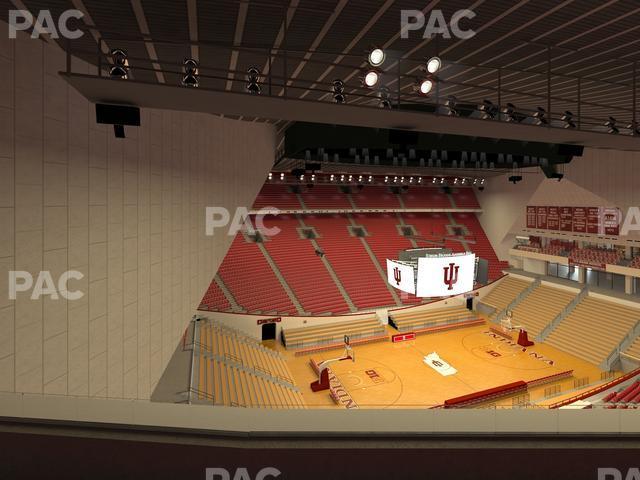 Seating view for Simon Skjodt Assembly Hall Section Ff