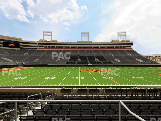 Seating view for Boone Pickens Stadium Section Upper Box 5