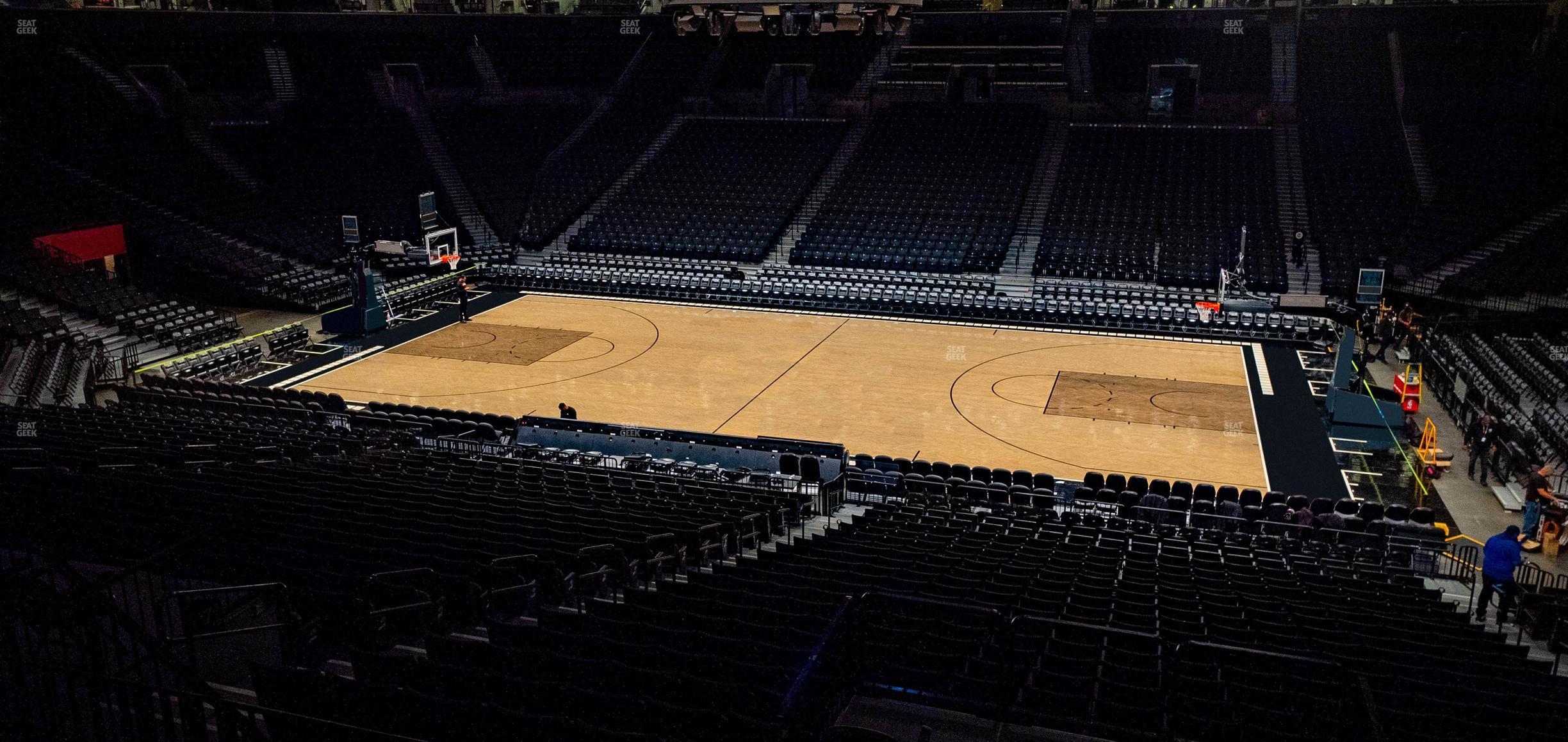 Seating view for Barclays Center Section 107