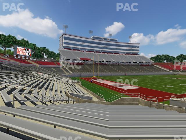 Seating view for Carter-Finley Stadium Section 111