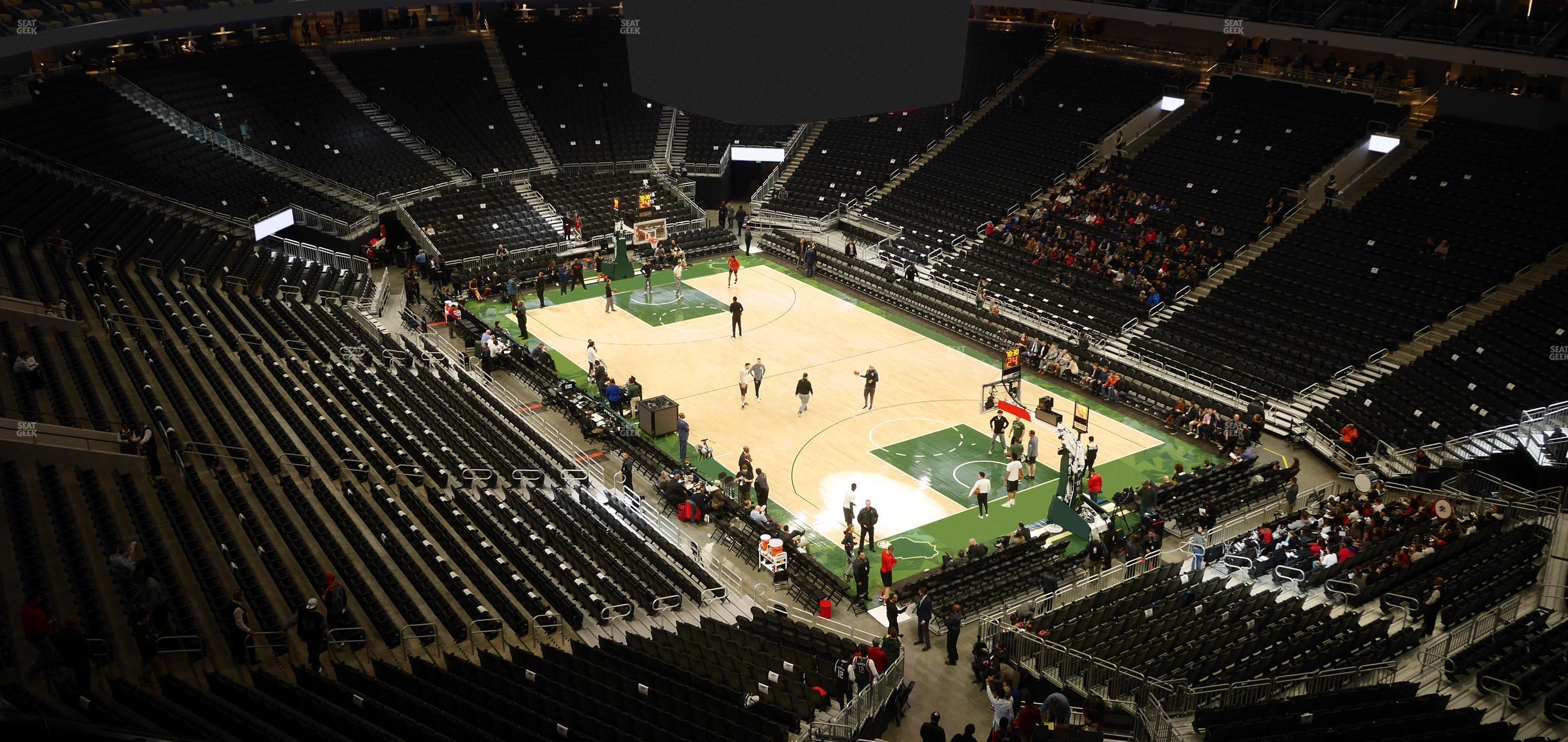 Seating view for Fiserv Forum Section 218