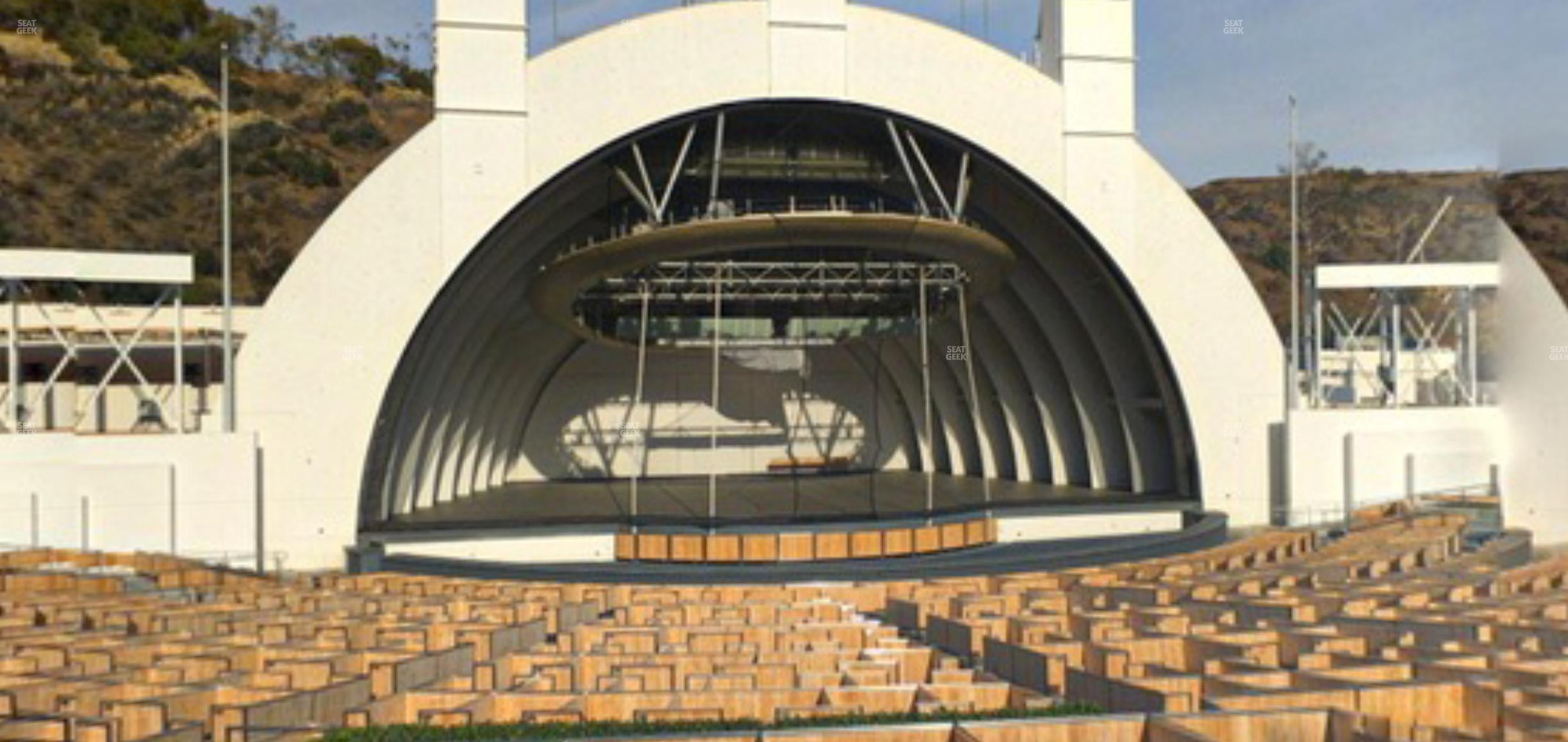 Seating view for Hollywood Bowl Section Terrace 5