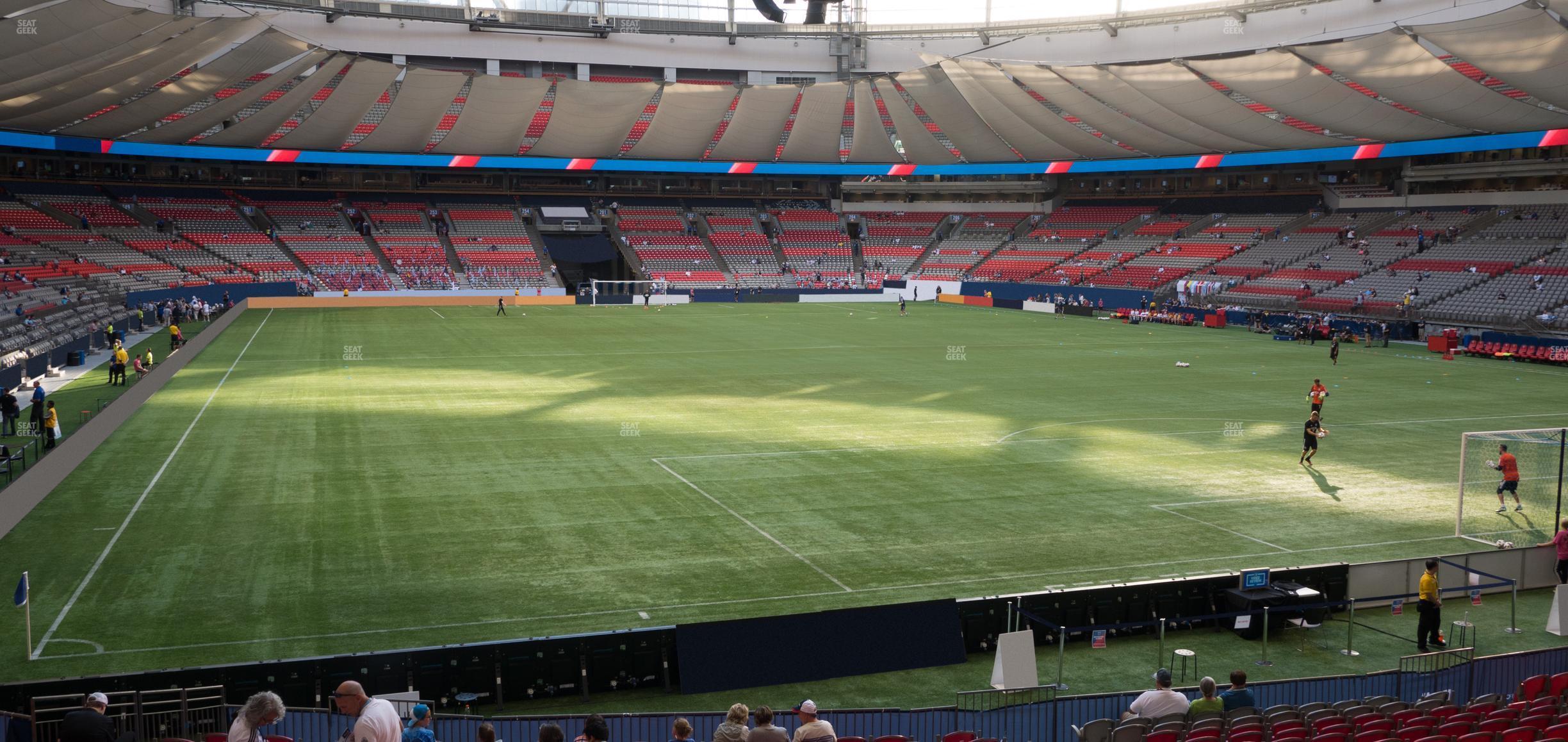 Seating view for BC Place Stadium Section 231