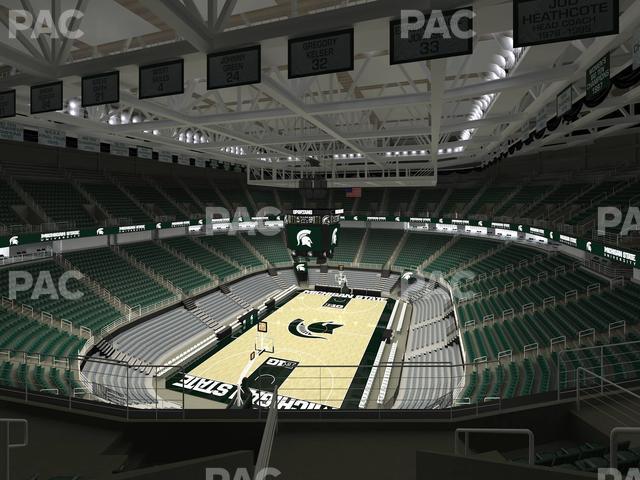 Seating view for Jack Breslin Student Events Center Section 234