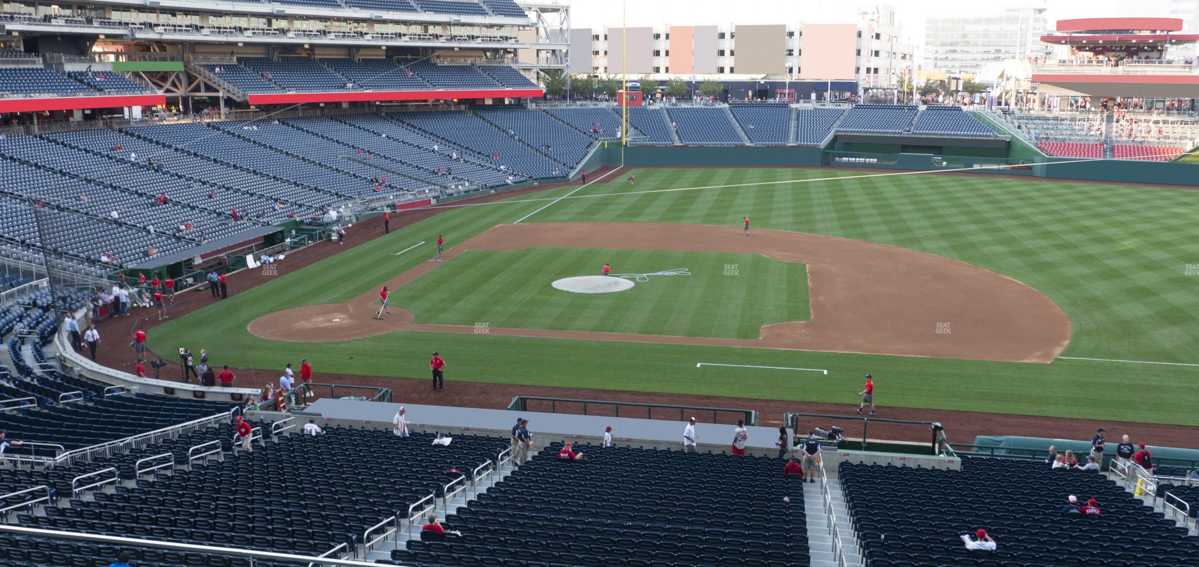 Seating view for Nationals Park Section Fis Champions Club 219