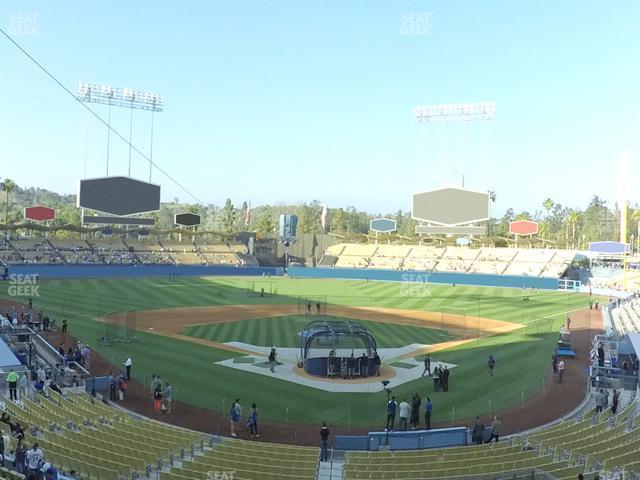 Seating view for Dodger Stadium Section 103 Lg