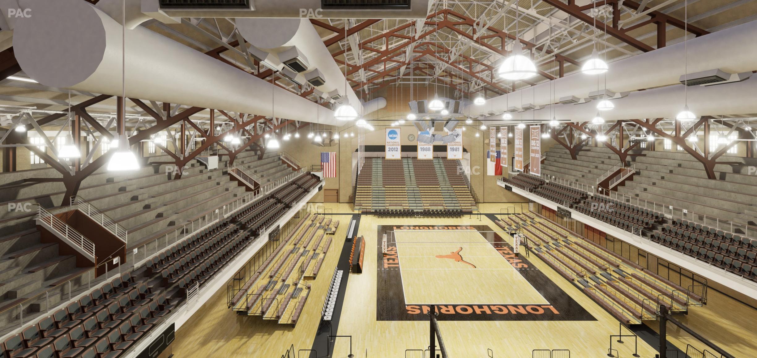 Seating view for Gregory Gym Section Ga Seating