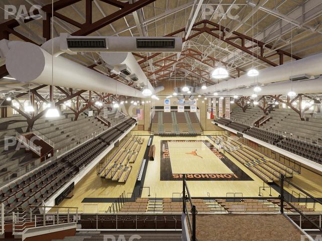 Seating view for Gregory Gym Section Ga Seating