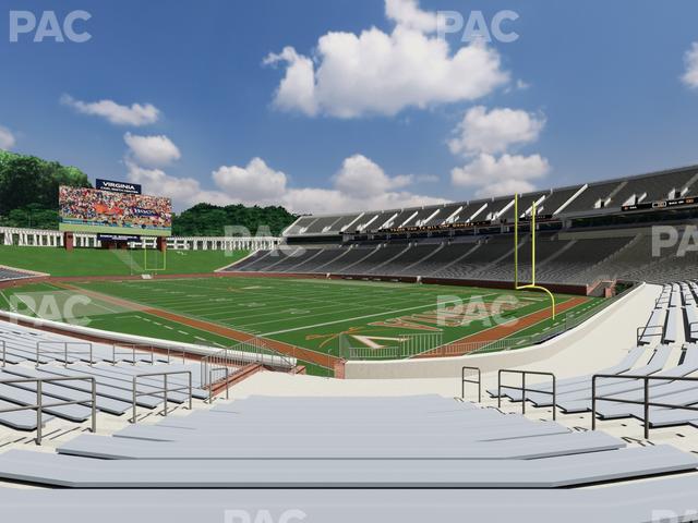 Seating view for Scott Stadium Section 119