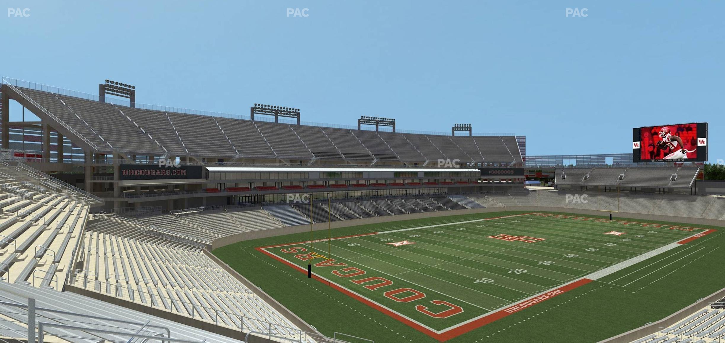 Seating view for TDECU Stadium Section 235