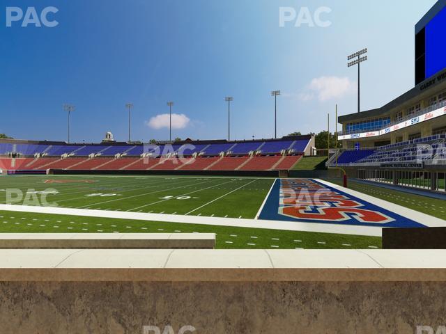 Seating view for Gerald Ford Stadium Section 100