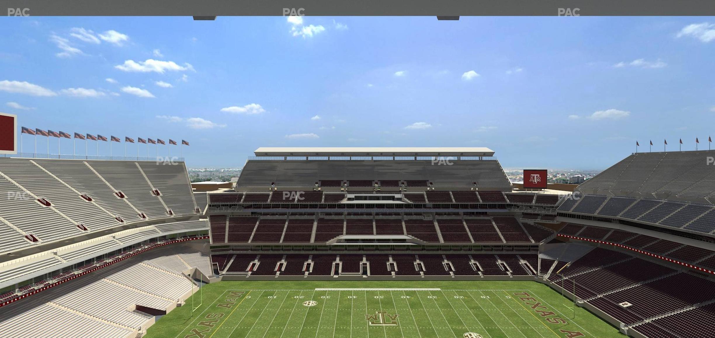 Seating view for Kyle Field Section 335