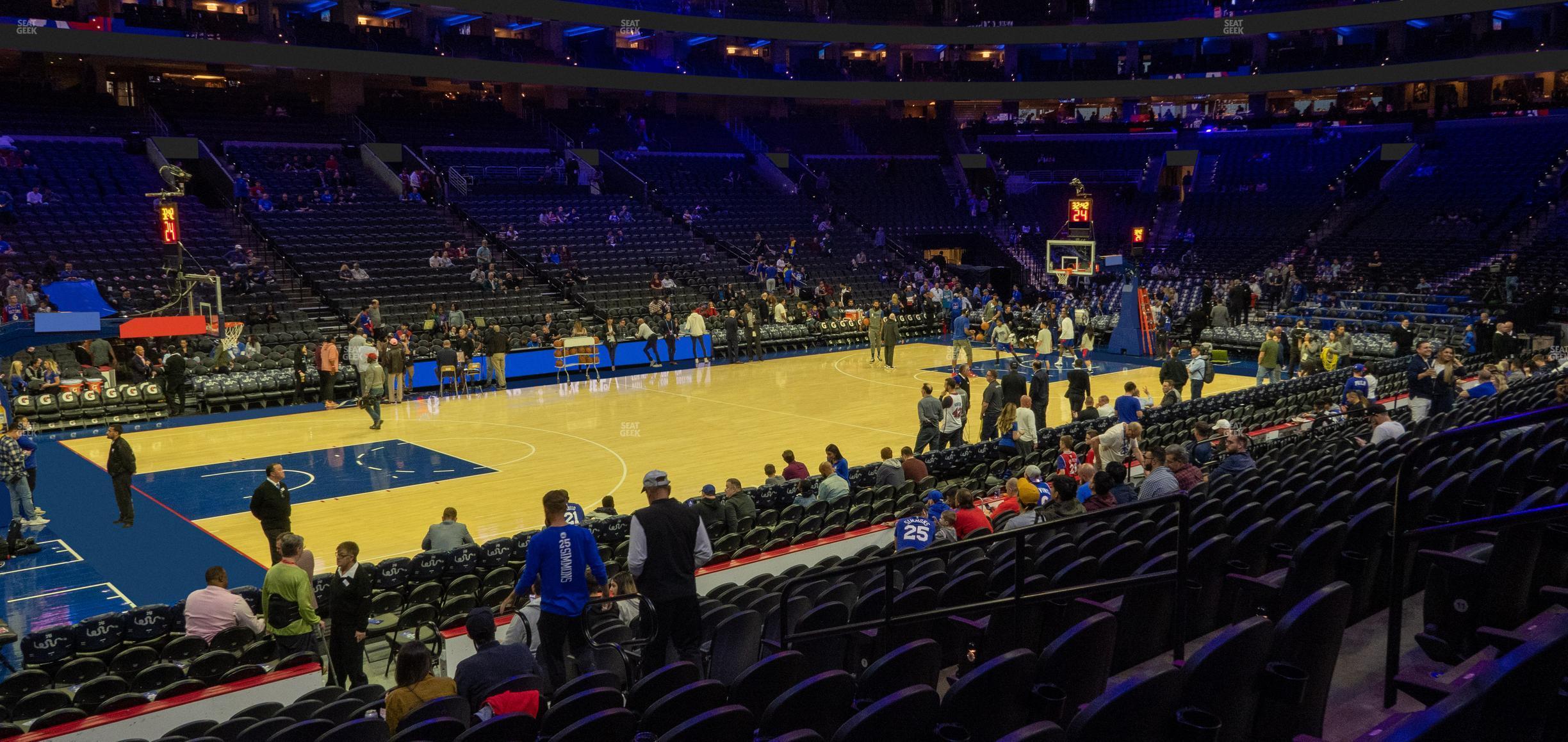 Seating view for Wells Fargo Center Section 111