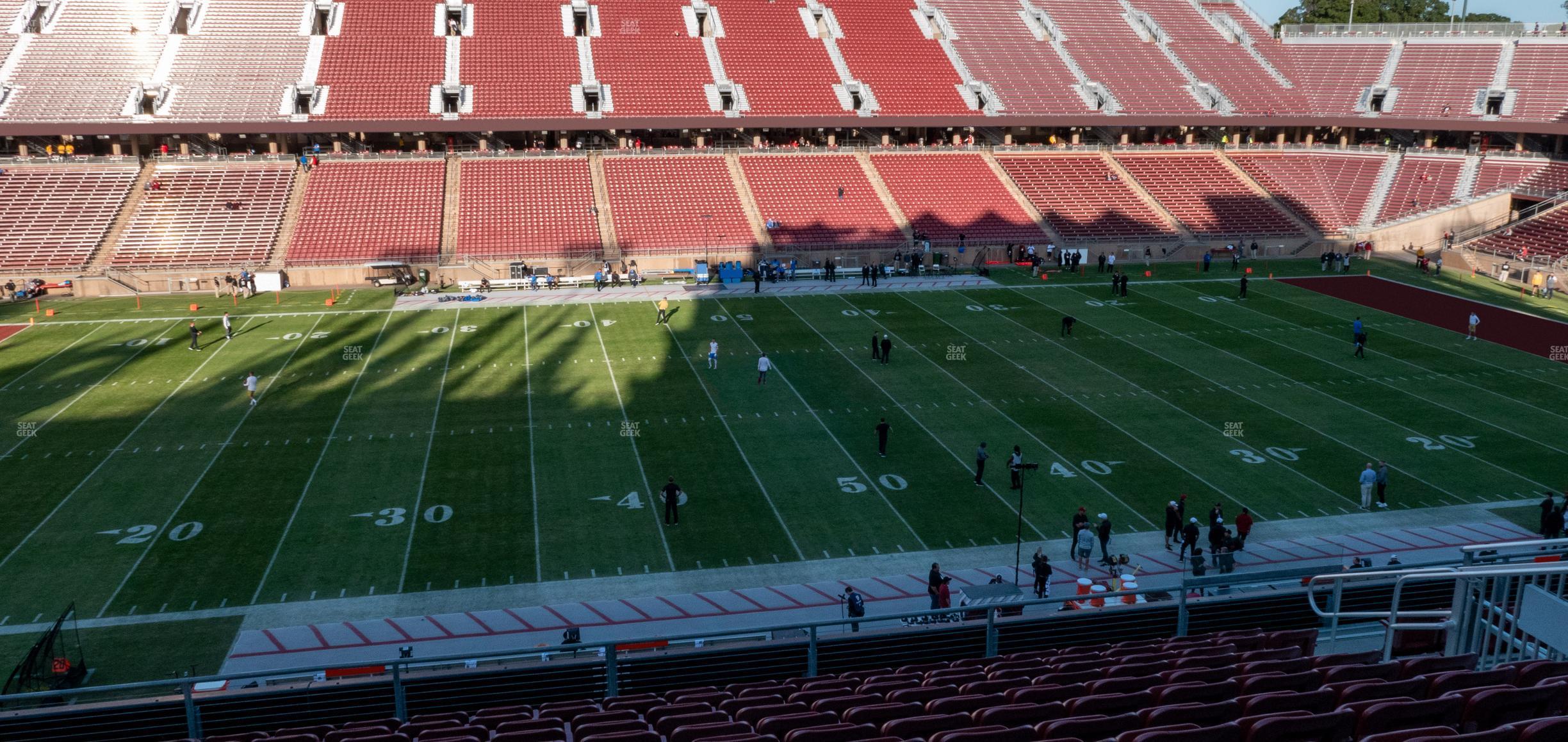 Seating view for Stanford Stadium Section 214