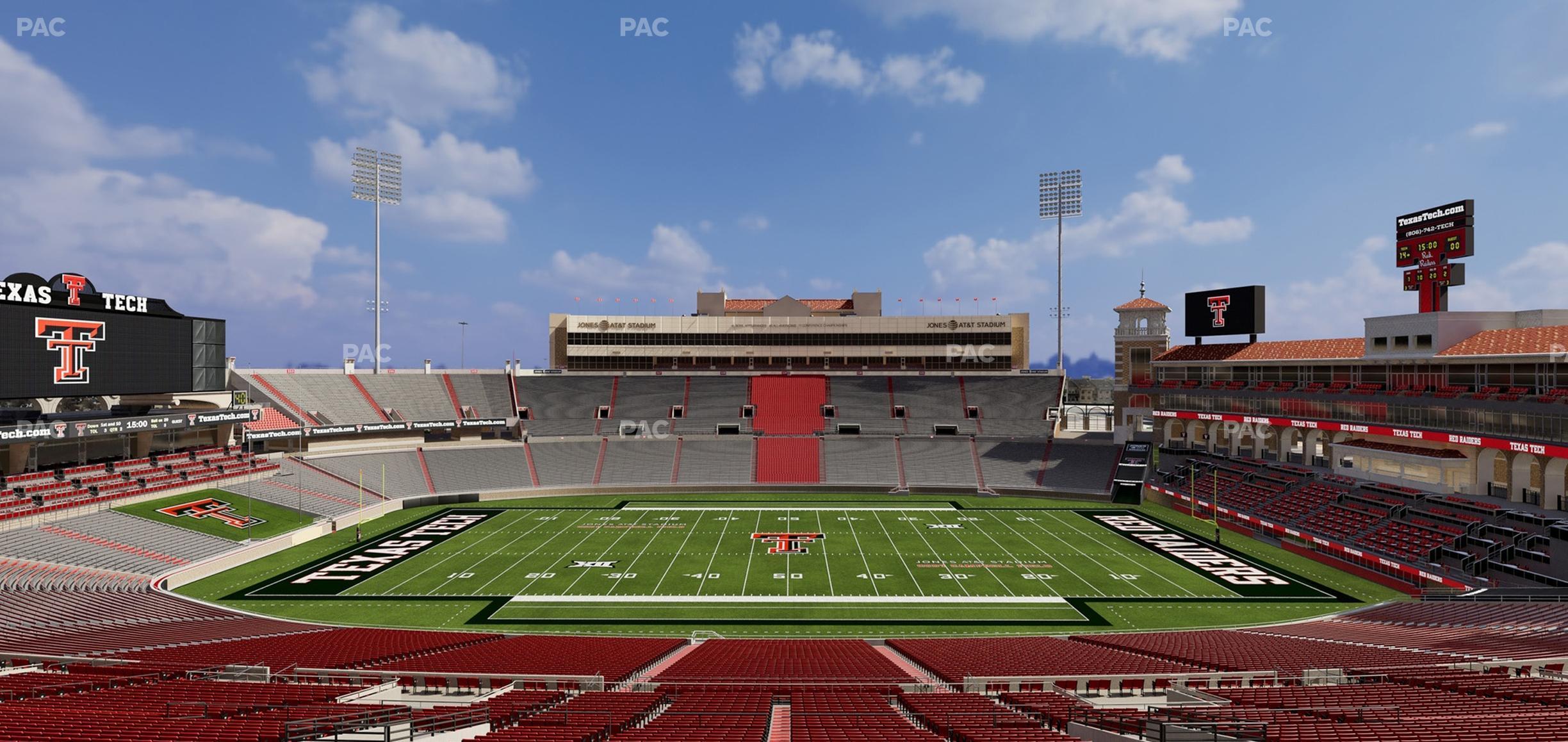 Seating view for Jones AT&T Stadium Section 105