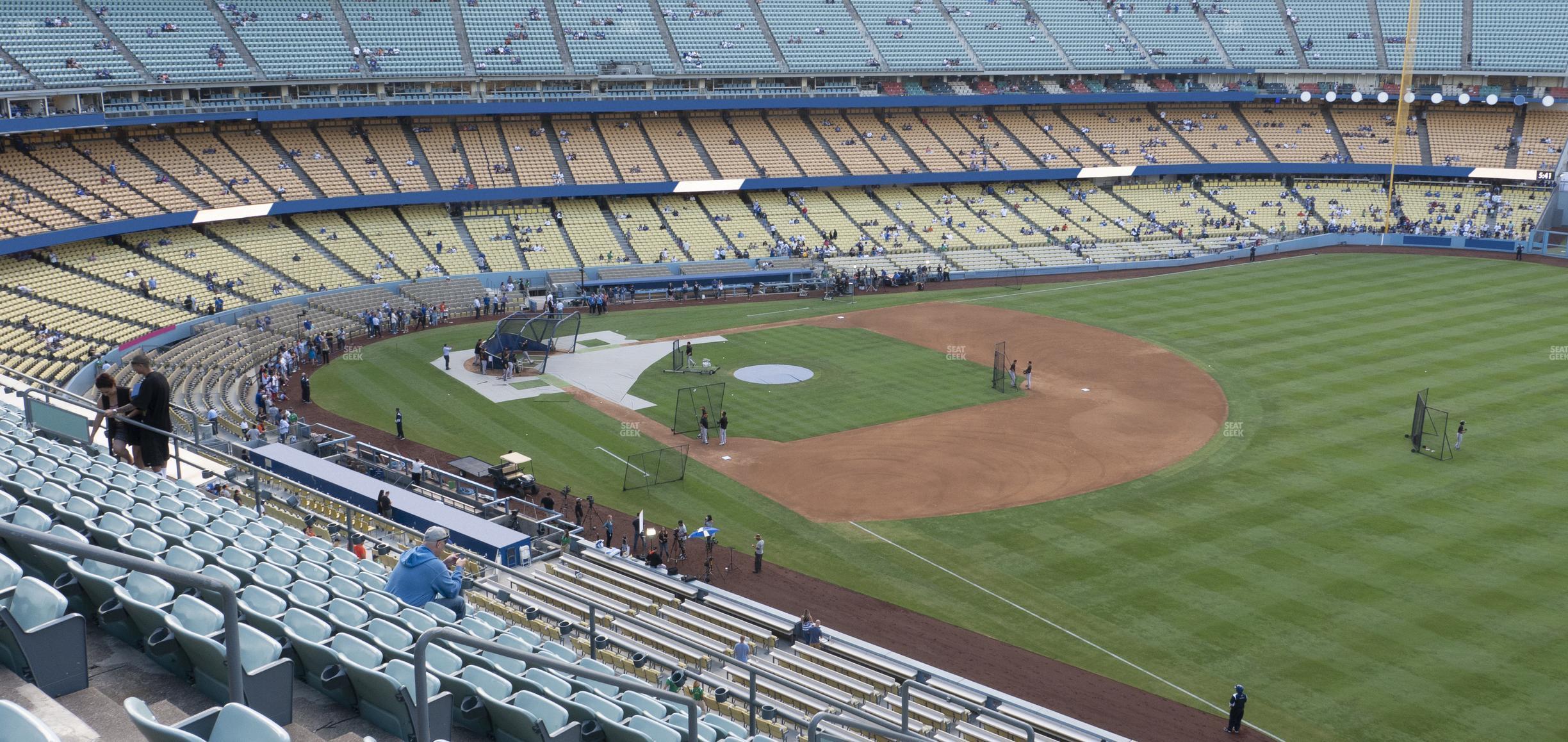 Seating view for Dodger Stadium Section 40 Rs