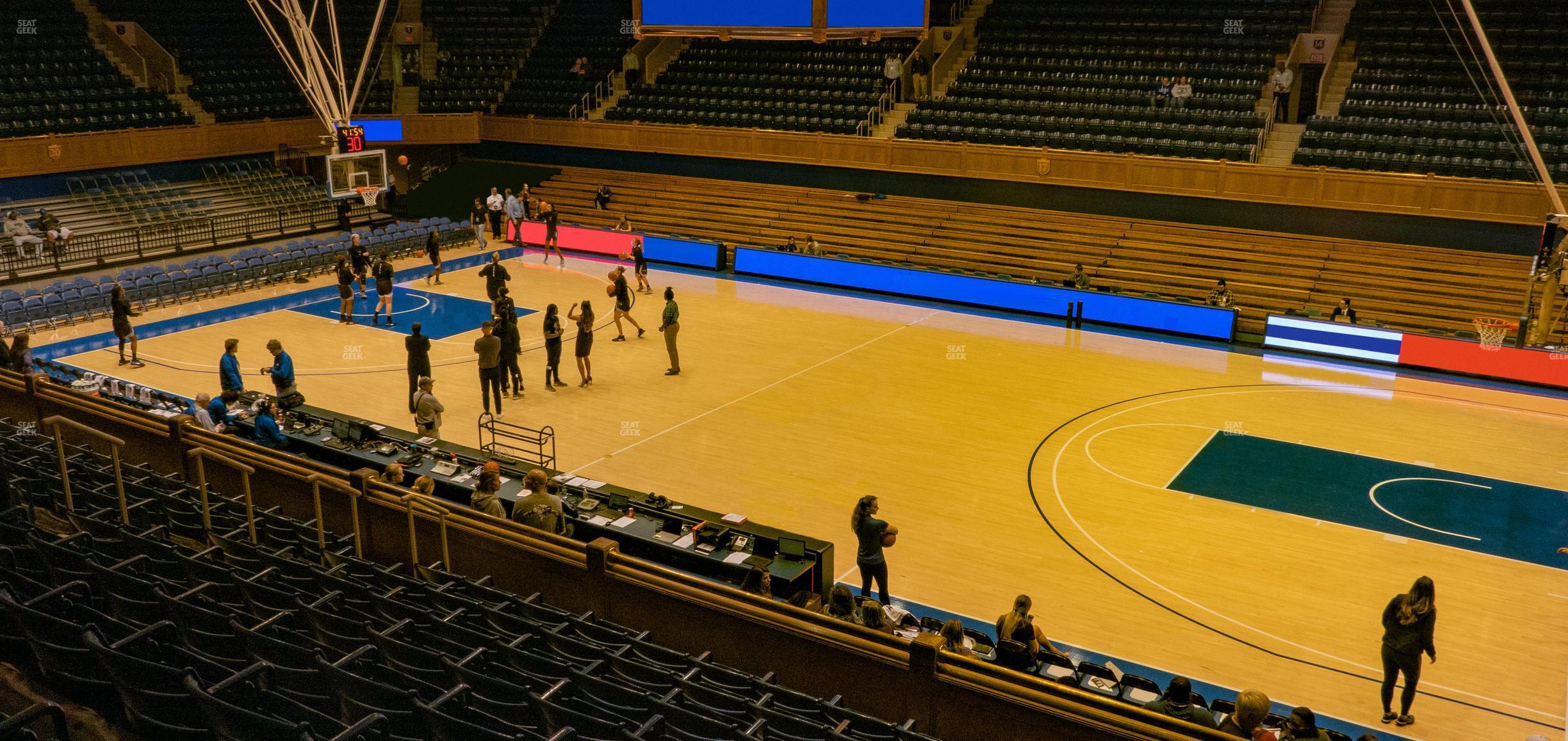 Seating view for Cameron Indoor Stadium Section 7