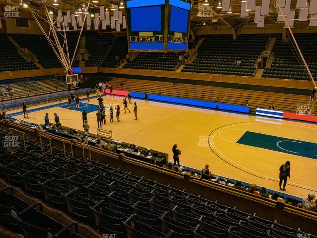 Seating view for Cameron Indoor Stadium Section 7