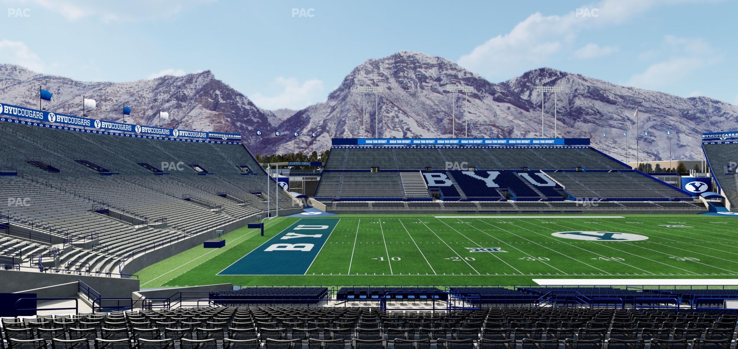 Seating view for LaVell Edwards Stadium Section 8