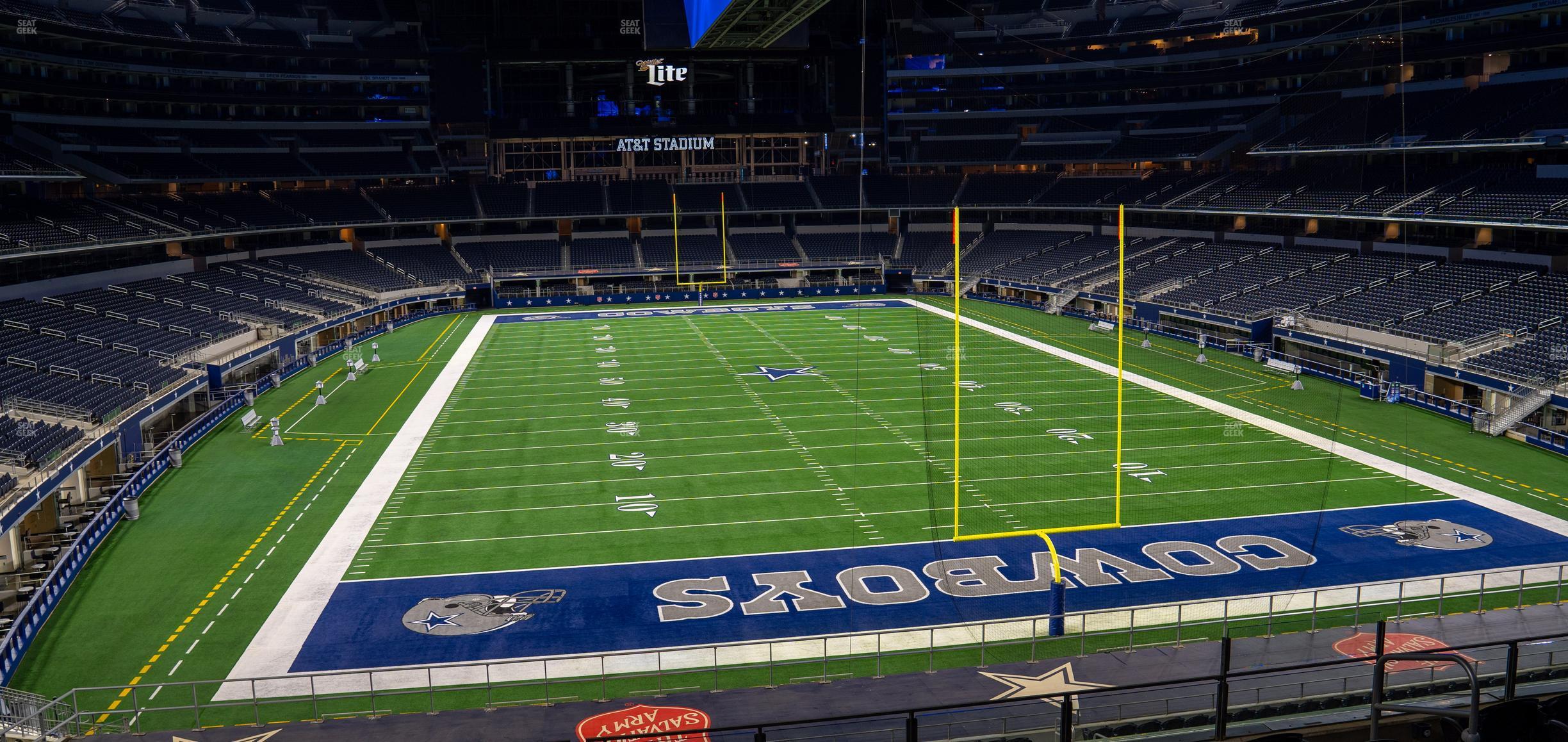 Seating view for AT&T Stadium Section 249