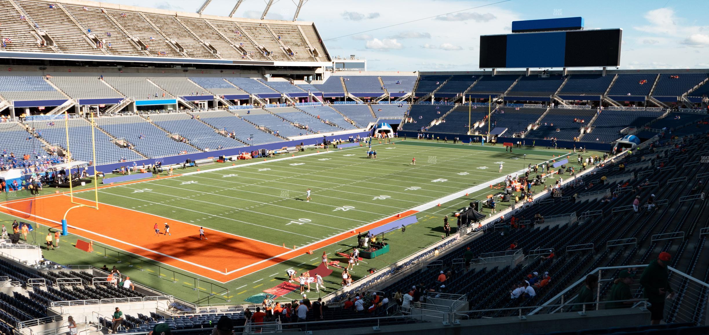 Seating view for Camping World Stadium Section Plaza 42