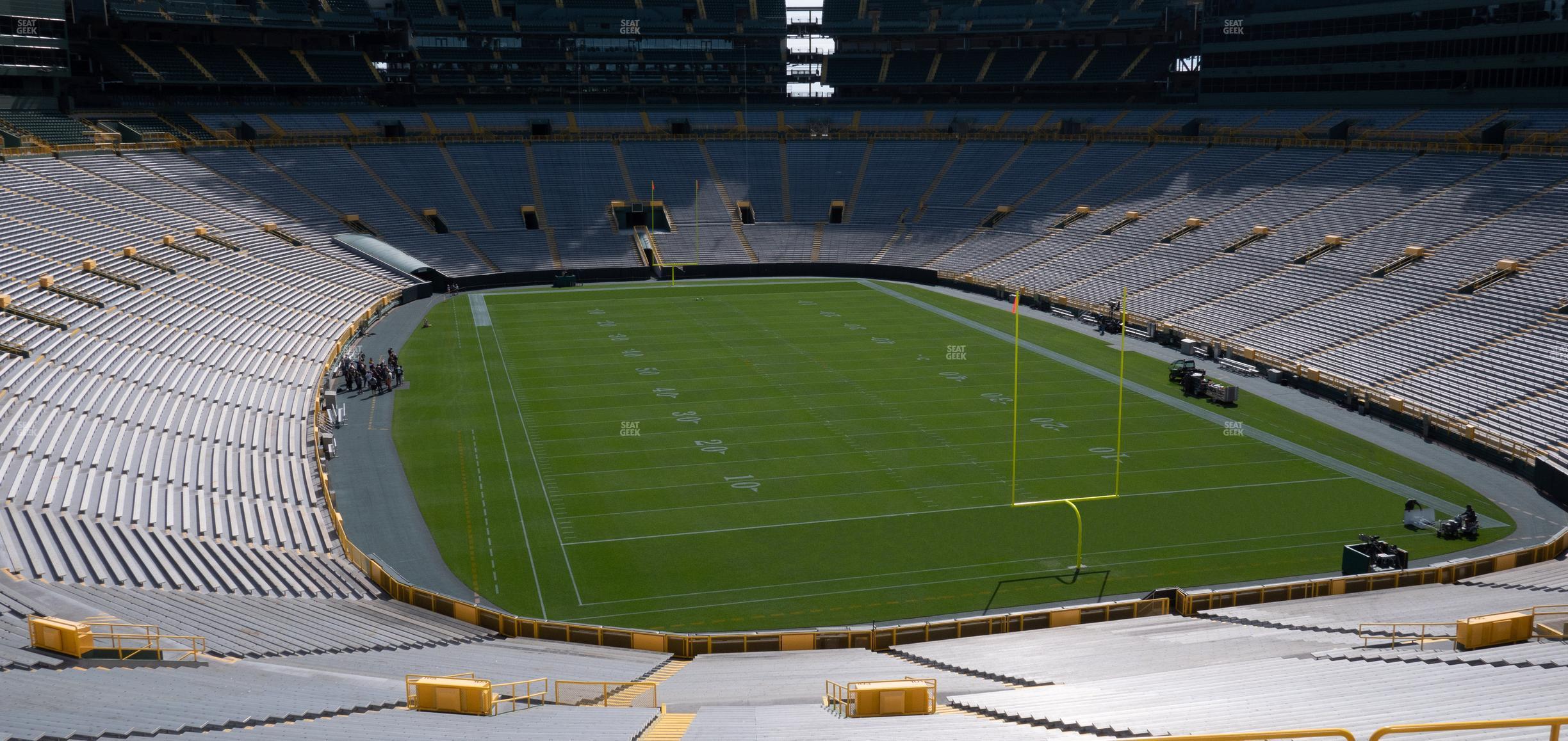 Seating view for Lambeau Field Section 305