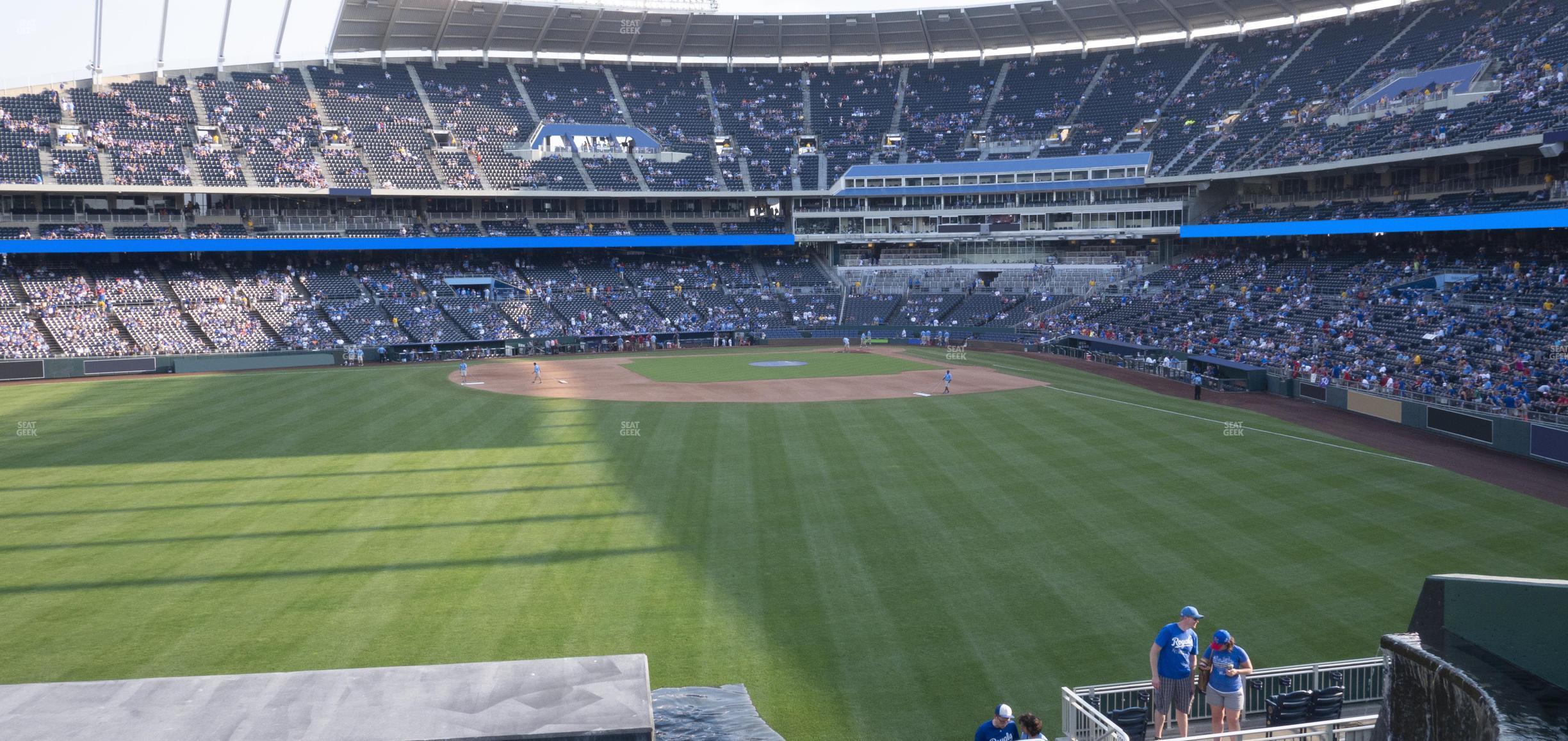 Seating view for Kauffman Stadium Section 202