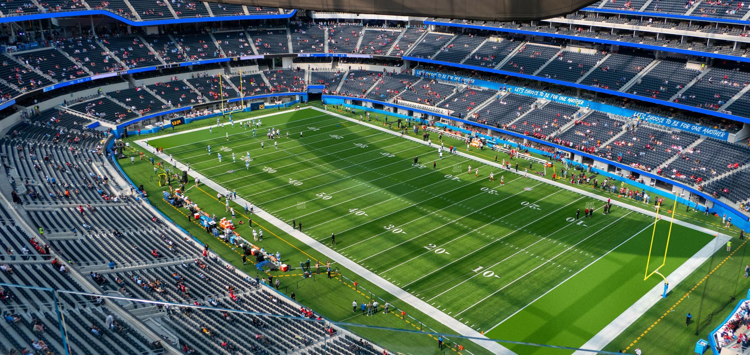 Seating view for SoFi Stadium Section 422