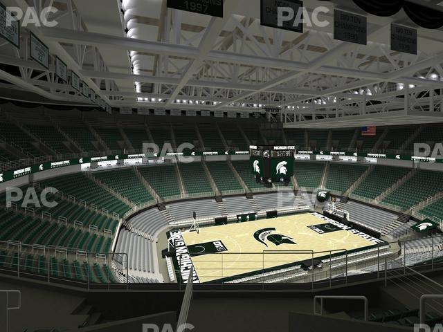 Seating view for Jack Breslin Student Events Center Section 230